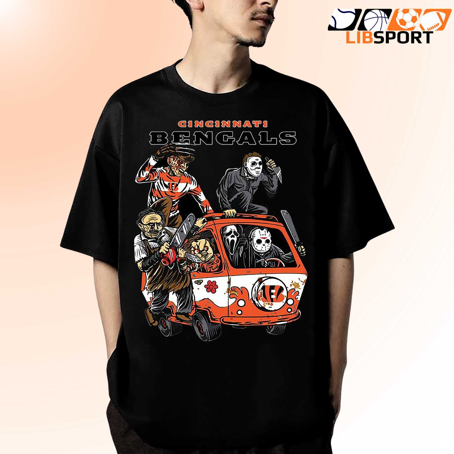 The Killers Club Cincinnati Bengals T Shirt, Horror Nfl Football Tee, Unisex Game Day Streetwear Shirt